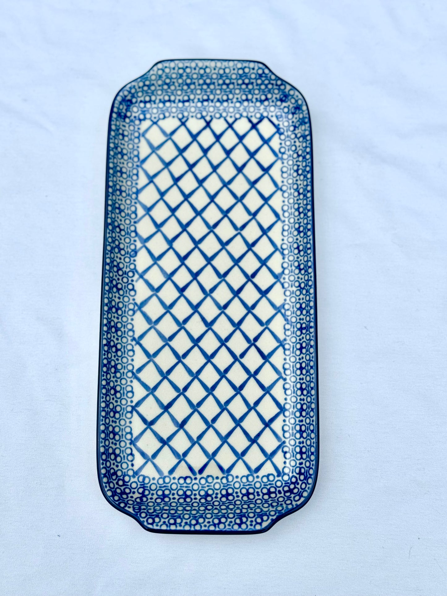 Blue Harmony Platter - 13"