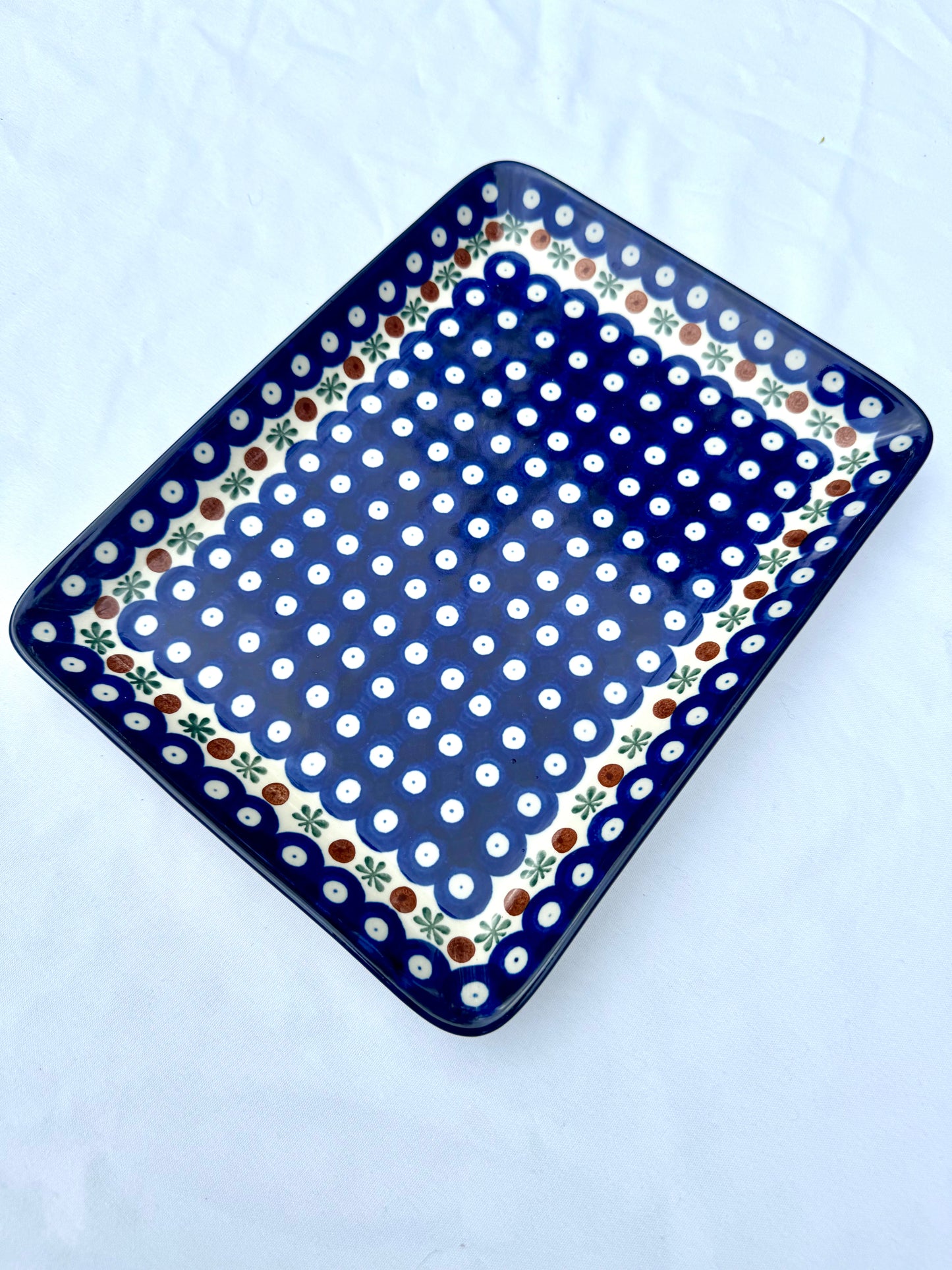 Traditional Medallion Rectangle Platter