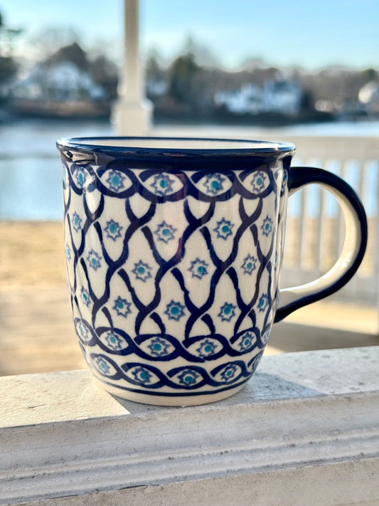 Cobalt Lattice 12 oz Mug