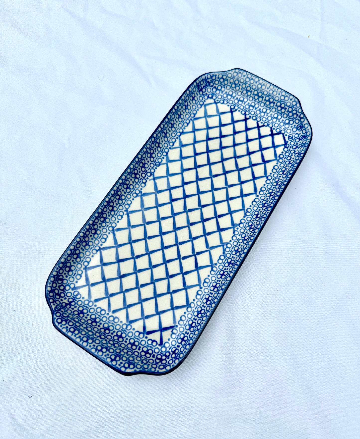 Blue Harmony Platter - 13"
