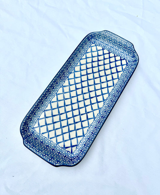 Blue Harmony Platter - 13"