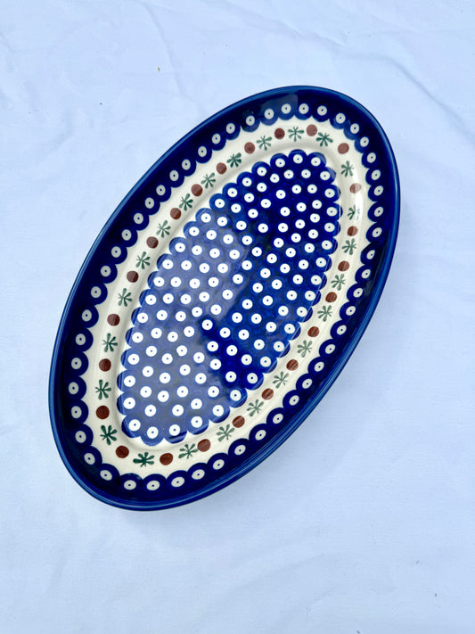 Traditional Medallion Oval Platter